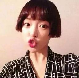 网红初恋发型短发女,短发女生的时尚新宠